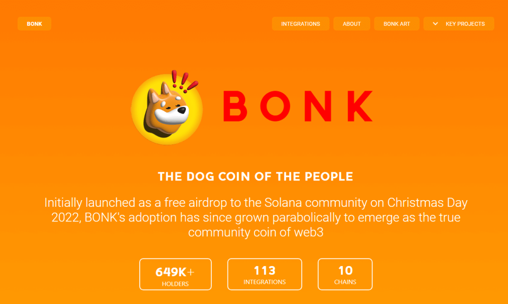 Офіційний сайт Bonk