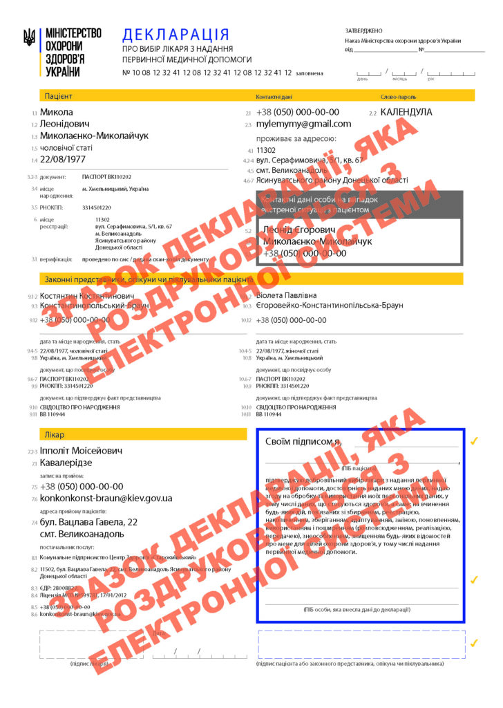 Як перевірити чи підписана декларація з лікарем: покрокова інструкція