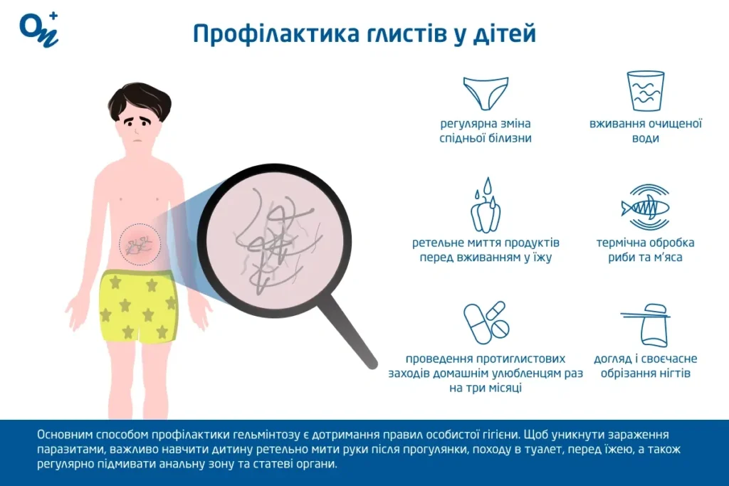 Як самостійно перевірити чи є у дитини глисти: поради батькам